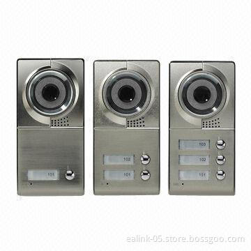 Wired Video Doorbells, Video, Suitable for Outdoor Station, with Color CCD Camera and Night Vision